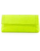 Nancy Gonzalez Crocodile Flap-top Clutch Bag - Lyst