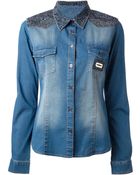 Philipp Plein Denim Shirt - Lyst