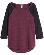 H&M Jersey Top - Lyst