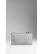 Burberry Embossed Check Patent Leather Continental Wallet - Lyst