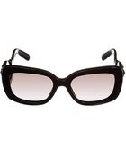 Prada Ornate Rectangle Sunglasses - Lyst
