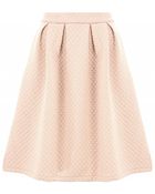 Noё Vila Printed Rose Sadi Midi Skirt - Lyst