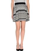 Fausto Puglisi Mini Skirt - Lyst