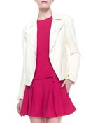 Thakoon Addition Long Leather Motorcycle Jacket - Lyst