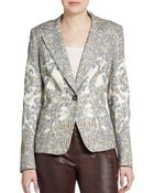 Escada Billein Printed Blazer - Lyst