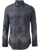 Maison Margiela Printed Cotton Shirt - Lyst