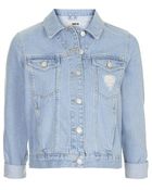 Topshop Moto Bleach Western Jacket - Lyst