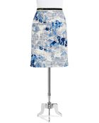Ivanka Trump Floral Pencil Skirt - Lyst