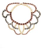 Eddie Borgo Gemstone Beaded Bib Necklace - Lyst