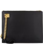 Sophie Hulme Large Oversized Chain Pouch - Lyst