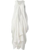 Uma Wang Draped Slit Detail Dress - Lyst
