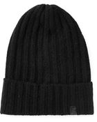 Giorgio Armani Ribbed Beanie - Lyst