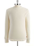 7 For All Mankind Mini Waffle Pullover - Lyst