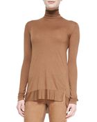 Donna Karan New York Long-Sleeve Turtleneck Top - Lyst