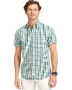 Izod Big and Tall Gingham Checked Shirt - Lyst