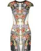 Just Cavalli Printed Stretch-Jersey Dress - Lyst