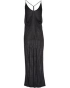T By Alexander Wang Long Dress - Lyst