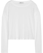 T By Alexander Wang Cotton And Modal-Blend Jersey Top - Lyst