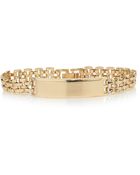 Topman Linked Chain Id Plate Bracelet - Lyst