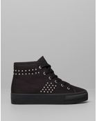 Pull&Bear Studded Sneaker Ankle Boots - Lyst