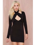 Nasty Gal Hit And Run Knit Dress - Lyst