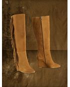 Denim & Supply Ralph Lauren Fringed Suede Darcie Boot - Lyst