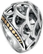 John Hardy Naga Twotone Dome Ring - Lyst