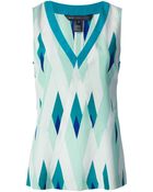 Marc By Marc Jacobs Printed Vest Top - Lyst