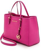 Michael Michael Kors Jet Set East / West Tote - Fuschia - Lyst