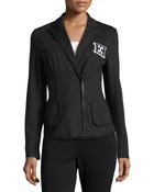 ESCADA Double-E Logo Zip Blazer - Lyst