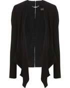 Versace Embellished Stretch-Silk And Woven Blazer - Lyst