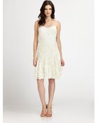 Theia Petal Dress - Lyst