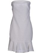 Saint Laurent Short Dress - Lyst