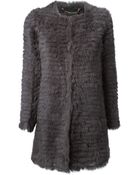 Giorgio Brato Collarless Coat - Lyst