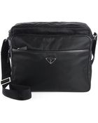 Prada Nylon Messenger Bag - Lyst