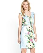 French Connection Desert Tropicana Cotton Wrap Dress - Lyst