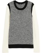Tibi Contrastsleeve Knitted Sweater - Lyst