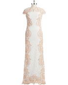 Tadashi Shoji Lace Gown - Lyst
