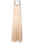 Diane von Furstenberg Faceted Bead Embellished Maxi Dress - Lyst
