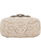 Oscar de la Renta Crown Goa Evening Clutch - Lyst