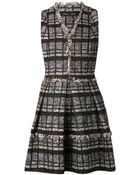 Proenza Schouler Tweed Flared Dress - Lyst