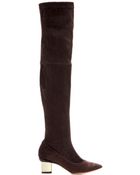 Nicholas Kirkwood Suede Over-The-Knee Boots - Lyst