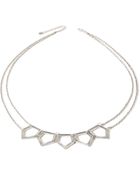 Forever 21 Cutout Geo Pendant Necklace - Lyst