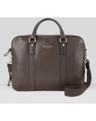 Ted Baker Sandler Leather Document Bag - Lyst