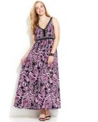 Inc International Concepts Plus Size Printed Maxi Dress - Lyst