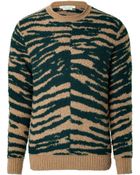 Marc Jacobs Cashmere-Wool Zebra Print Pullover - Lyst