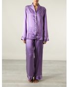 Olivia Von Halle Pyjama Set - Lyst
