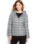 Calvin Klein Hooded Quilted Packable Down Puffer Coat - Lyst