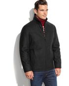 Perry Ellis Wool-Blend Melton Jacket - Lyst