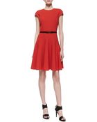 Jason Wu Belted Flounce Dress - Lyst